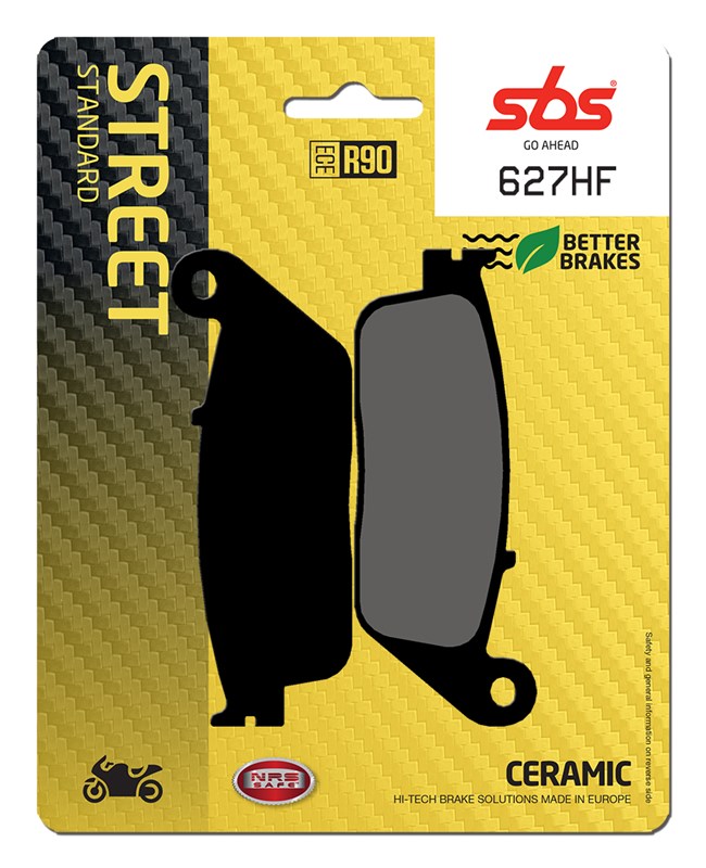 SBS brake pads KH142 / KH226 street standart ceramic colour black (627HF)